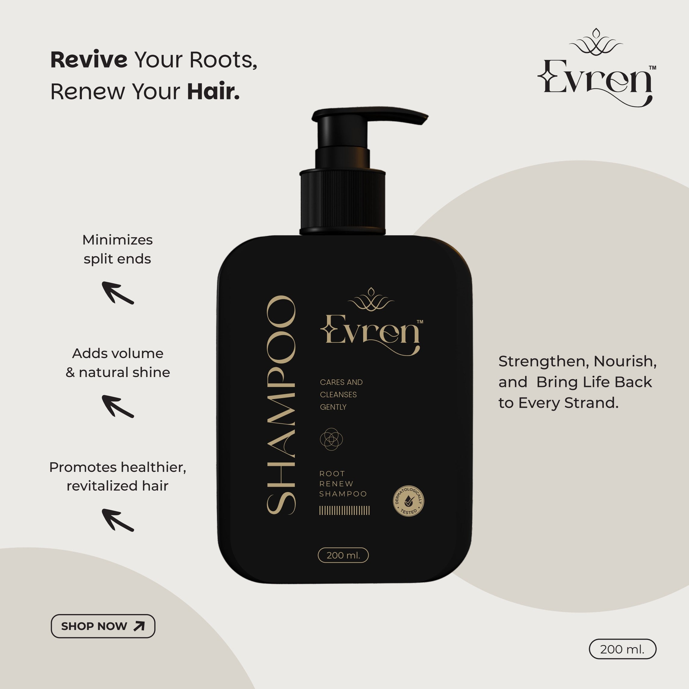 Anti-Hairfall Shampoo |  Reduces Hair Fall & Strengthens from Root to Tip