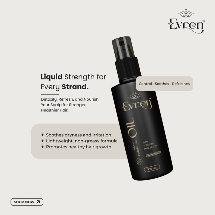 Anti-Dandruff Hair Oil | Clears Dandruff, Soothes Itchy Scalp & Strengthens Roots